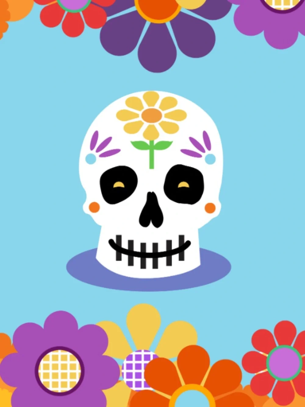 Sugar Skull Napkins Day of the Dead Beverage Party 32 COUNT NWOT